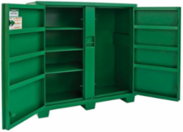 Utility Cabinet with Reinforced Shelves, 60 Inch Width, 56 Inch Height, 24 Inch Depth