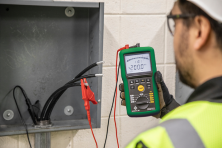 1kV Megohmmeter/Insulation Tester, 0-1000k Resistance, LCD Display