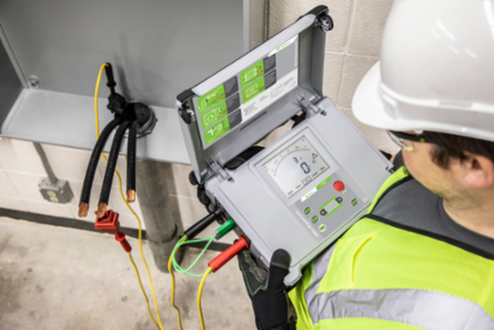 Megohmmeter 5kV Insulation Tester with LCD Display and Carrying Case