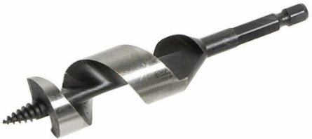 3/4 Inch Quick Change Auger Bit, 4.5 Inch Length, 1/4 Inch Shank Diameter