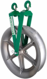 Right Angle Twin Yoke Sheave 9-13/16 Inch Capacity, 4,000 Pound Limit