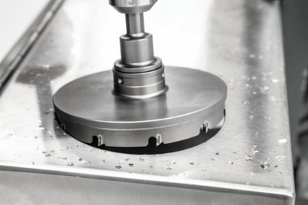 Quick-Change Carbide-Tipped Hole Cutter 4-1/8 Inch, Tungsten Carbide Teeth