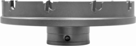 Quick-Change Carbide-Tipped Hole Cutter 4-1/8 Inch, Tungsten Carbide Teeth