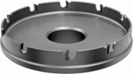 Quick-Change Carbide-Tipped Hole Cutter 4-1/8 Inch, Tungsten Carbide Teeth
