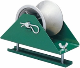Tray-Type Sheave 12 Inch x 5 Inch Aluminum Alloy with Steel Frame