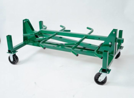 Mobile Conduit/Pipe Rack - 1000 lbs Load Capacity, Steel Frame, 6 Inch Casters