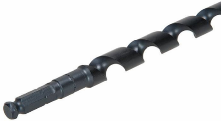 13/16 Inch x 18 Inch Nail Eater® Utility Auger Bit, 7/16 Inch Hex Shank, PTFE-Coated