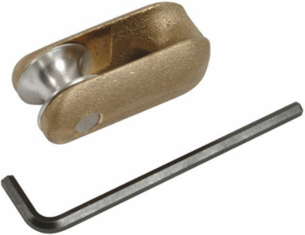 6,500 lb Rope Clevis with 0.940 Inch Inside Diameter, 1.750 Inch Width, 3.500 Inch Length