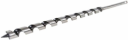 13/16 Inch x 24 Inch Impact Auger Bit, Hex Shank, Hollow Center Flute
