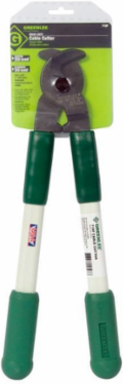 Heavy-Duty Cable Cutter 17-1/2 Inch with Adjustable Pivot Bolt, Fiberglass Handles