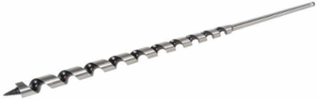 11/16 Inch x 30 Inch Impact Auger Wood Bit, Hex Shank, Hollow Center Flute