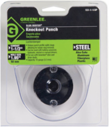 Slug-Buster® 1-1/2 Inch Conduit Size Punch, 10 GA Capacity, Actual Hole Size 1.951 Inch