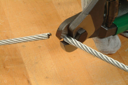 Heavy-Duty Hard Wire Cutter, 7-7/8 Inch Overall Length, Cushioned Grip