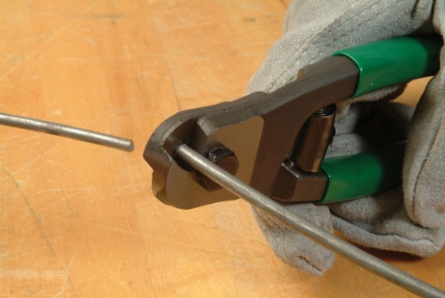 Heavy-Duty Hard Wire Cutter, 7-7/8 Inch Overall Length, Cushioned Grip