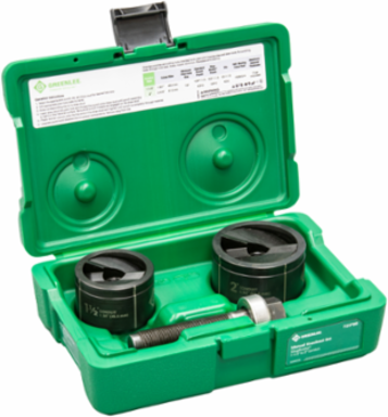 Slug-Buster Manual Knockout Set, 1-1/2" - 2" Size for Mild Steel and More