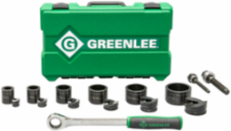 Slug Buster Punch & Die Set, 1/2"-2" Conduit Size, Manual Knockout Kit