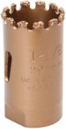 Carbide-Grit Hole Saw 1-1/8 Inch for Metal and Abrasive Materials Cutting