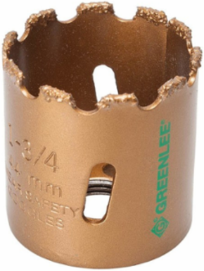 1-3/4 Inch Carbide-Grit Hole Saw for Abrasive Materials