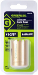 Carbide Grit Hole Saw 1-3/8 Inch for Metal Cutting and Abrasive Materials