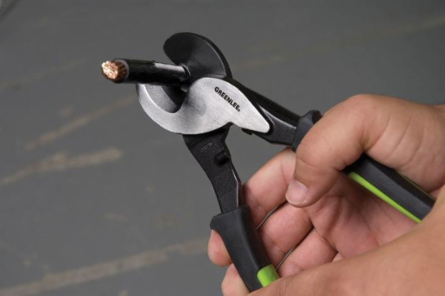 Cable Cutter with Molded Grip, 9-1/4 Inch Length, Cuts Aluminum 2/0 AWG, Copper 2/0 AWG