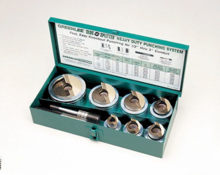 Slug-Splitter SC Hydraulic Knockout Punch Set for 1/2 to 2 Inch Stainless Steel