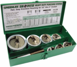 Slug-Splitter SC Hydraulic Knockout Punch Set for 1/2 to 2 Inch Stainless Steel