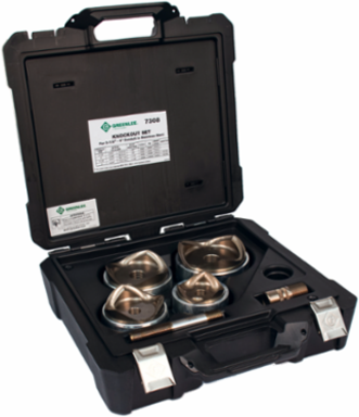 Slug Splitter Punch Kit for Stainless Steel, 2-1/2, 3, 3-1/2 & 4 Inch