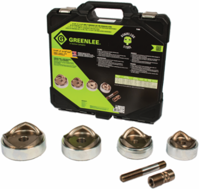 Slug Splitter Punch Kit for Stainless Steel, 2-1/2, 3, 3-1/2 & 4 Inch