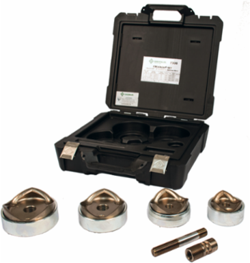 Slug Splitter Punch Kit for Stainless Steel, 2-1/2, 3, 3-1/2 & 4 Inch
