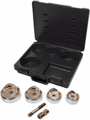 Slug Splitter Punch Kit for Stainless Steel, 2-1/2, 3, 3-1/2 & 4 Inch