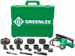 11-Ton Hydraulic Knockout Kit with Hand Pump, 1/2" - 4" Conduit Size