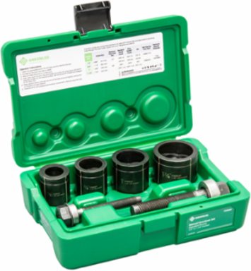 Manual Knockout Set 1/2 - 1-1/4 Inch Round Punch Kit