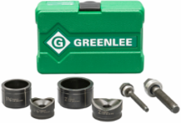 Standard Round Manual Knockout Set, 1-1/2" - 2" Conduit, Punches up to 10 ga Mild Steel