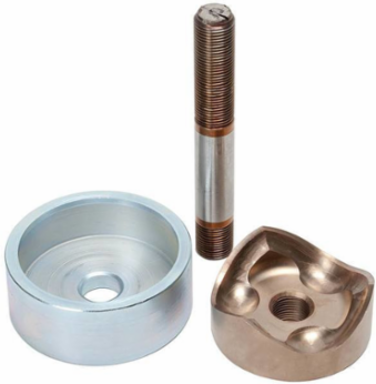 Stainless Steel Punch Unit for 2-1/2 Inch Conduit, Includes Punch, Die & Draw Stud