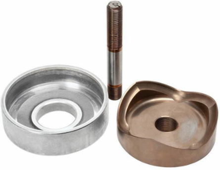 Punch Unit for 4 Inch Conduit - Stainless Steel, Punch, Die, Draw Stud, 10 Gauge Capacity