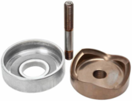 Punch Unit for 4 Inch Conduit - Stainless Steel, Punch, Die, Draw Stud, 10 Gauge Capacity