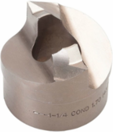 Speed Punch Knockout Punch, 1-1/4 Inch, Tool Steel, Round, 10 Gauge Capacity