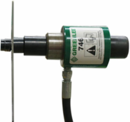 Hydraulic Knockout Ram with 3/4 Inch x 8 Inch Draw Stud, Round Shape