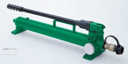 Hand-Operated Hydraulic Pump, 2-Stage, 10000 PSI, 25 Inch Length, 5-1/2 Inch Height