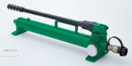 Hand-Operated Hydraulic Pump, 2-Stage, 10000 PSI, 25 Inch Length, 5-1/2 Inch Height