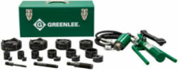 11-Ton Hydraulic Knockout Kit with Foot Pump, 1/2" - 4" Conduit Size