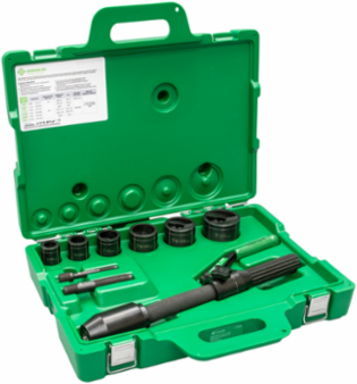 Quick Draw Flex  8-Ton Hydraulic Knockout Kit 1/2" to 2" Conduit Size
