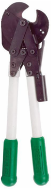 High Performance Ratchet Cutter - 19-1/8 Inch Overall Length, Fiberglass Handles, Cuts Aluminum 795 kcmil and Copper 500 kcmil