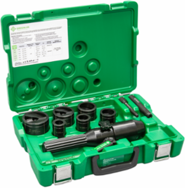 Quick Draw 8-Ton Hydraulic Knockout Kit, 1/2" to 2" Conduit Size