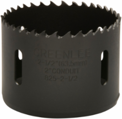 2-1/2 Inch Bi-Metal Hole Saw with 1-5/8 Inch Cutting Depth