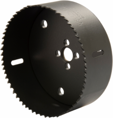 Bi-Metal Hole Saw, 4-1/2 Inch Cutting Size, 1-5/8 Inch Depth