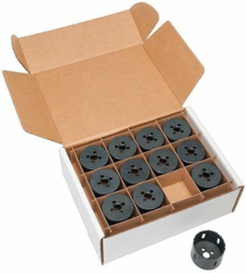 2 Inch Bi-Metal Hole Saw Pack of 24, 1-5/8 Inch Cutting Depth