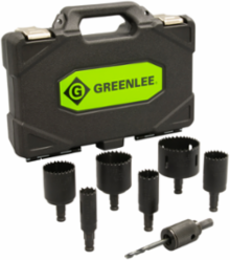 9-Piece Quick-Change Bi-Metal Hole Saw Set, 7/8 Inch - 2-1/2 Inch Saws