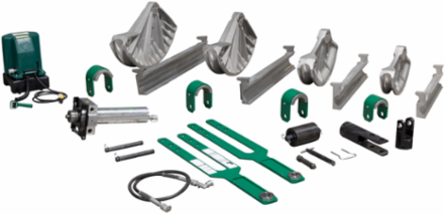 Hydraulic Bender for 2-1/2" to 4" Conduit, 1.5 hp, 974 lb Weight, 59 Inch Length