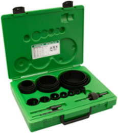 19-Piece Bi-Metal Hole Saw Set, 3/4 - 4-3/4 Inch Cutting Size, 1-5/8 Inch Cutting Depth